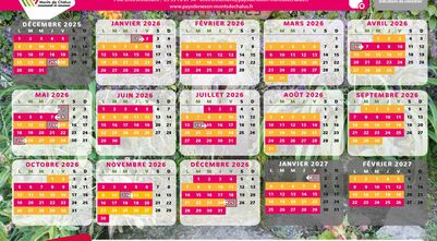 Calendrier de collecte 2026