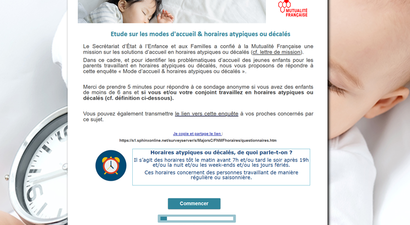 Participez à l’enquête sur les modes de garde du jeune enfant