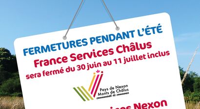 Fermeture estivale des France Services