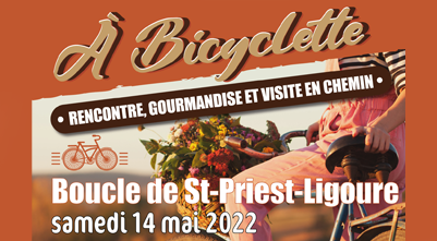 Balade à vélo à Saint-Priest-Ligoure